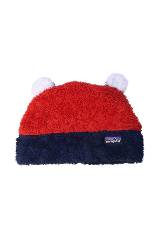 A Red Winter Hats from Patagonia in size 5T for boy. (Front View)