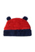 A Red Winter Hats from Patagonia in size 5T for boy. (Back View)
