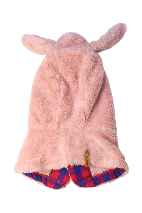 A Peach Winter Hats from Ragmart in size 5T for girl. (Back View)