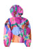 A Multicolour Rain Jackets from Aigle in size 6T for girl. (Back View)