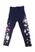 A Navy Leggings from Baker by Ted Baker in size 6T for girl. (Front View)
