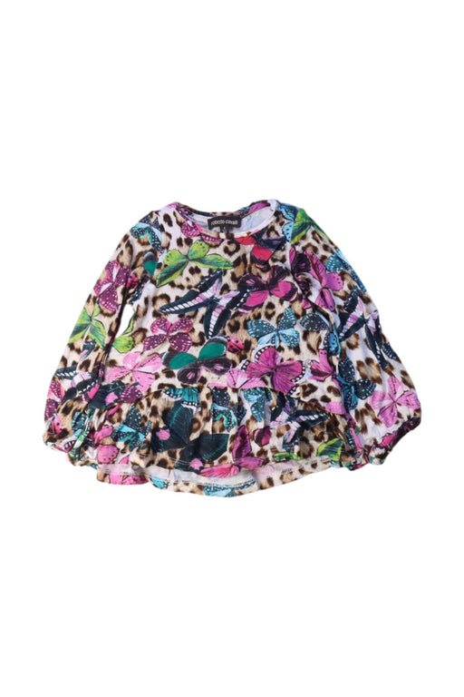A Multicolour Long Sleeve Tops from Roberto Cavalli in size 2T for girl. (Front View)