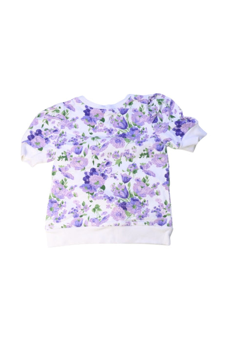 A White Short Sleeve Tops from Janie & Jack in size 5T for girl. (Back View)