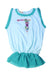 A Blue Sleeveless Tops from Trussardi in size 4T for girl. (Front View)