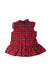 A Red Sleeveless Dresses from Janie & Jack in size 6T for girl. (Back View)
