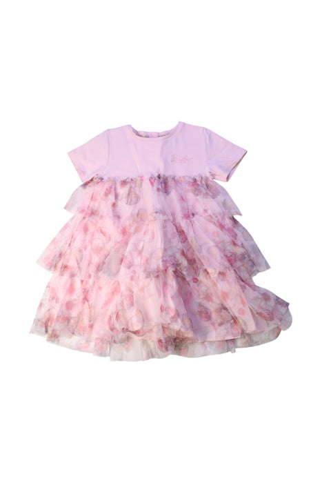 A Pink Short Sleeve Dresses from Baker by Ted Baker in size 4T for girl. (Front View)