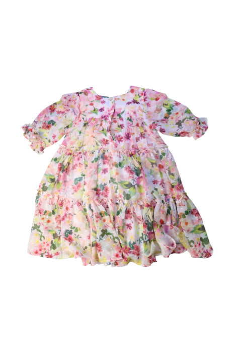 A Pink Short Sleeve Dresses from Baker by Ted Baker in size 4T for girl. (Back View)