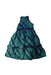 A Green Sleeveless Dresses from Janie & Jack in size 5T for girl. (Back View)