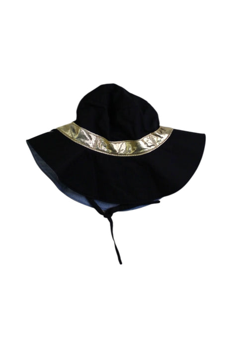 A Black Sun Hats from Ki ET LA in size 4T for girl. (Front View)