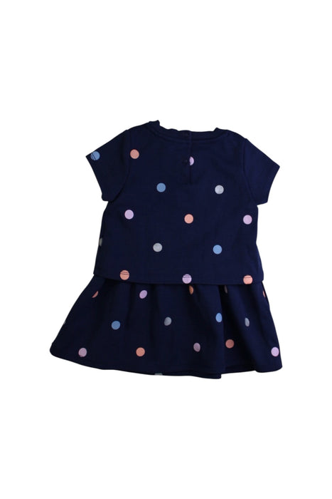 A Navy Short Sleeve Dresses from Country Road in size 12-18M for girl. (Back View)