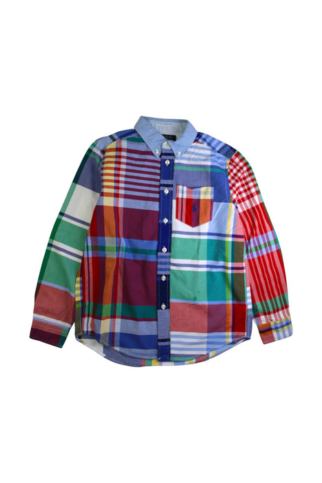 A Multicolour Long Sleeve Shirts from Polo Ralph Lauren in size 10Y for boy. (Front View)
