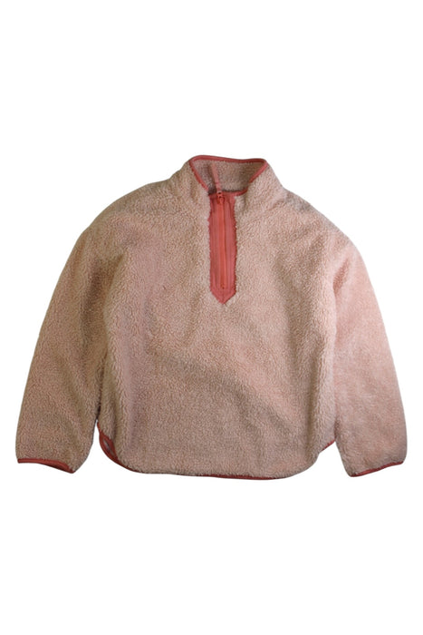 A Pink Zippered Sweatshirts from Moody Tiger in size 7Y for girl. (Front View)