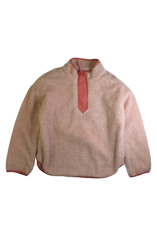 A Pink Zippered Sweatshirts from Moody Tiger in size 7Y for girl. (Front View)