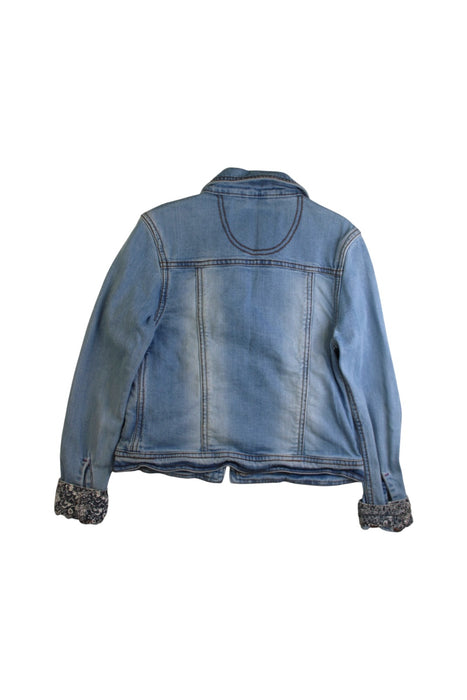 A Blue Lightweight Jackets from FatFace in size 8Y for girl. (Back View)