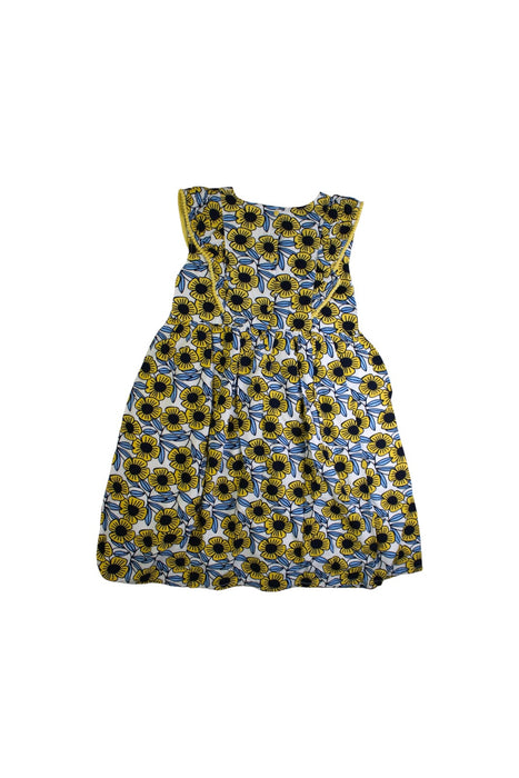 A Multicolour Sleeveless Dresses from DPAM in size 10Y for girl. (Back View)
