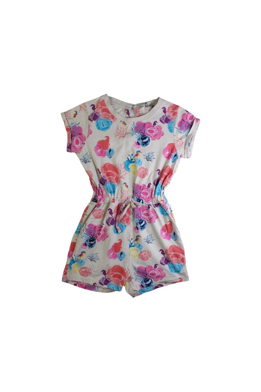 A Multicolour Short Sleeve Rompers from Ebbe in size 6T for girl. (Front View)