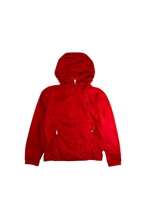 A Red Rain Jackets from Polo Ralph Lauren in size 8Y for neutral. (Front View)