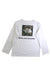 A White Long Sleeve T Shirts from The North Face in size 7Y for boy. (Back View)