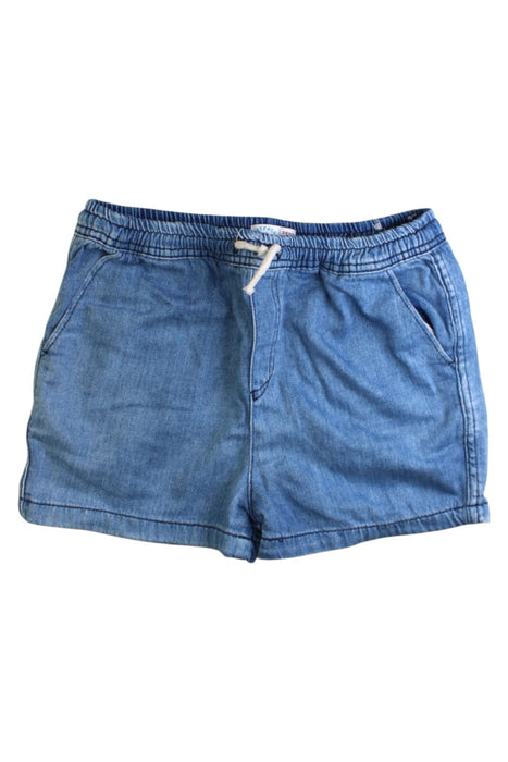 A Blue Shorts from FatFace in size 12Y for girl. (Front View)