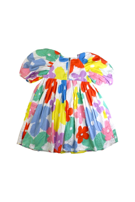 A Multicolour Short Sleeve Dresses from Stella McCartney in size 4T for girl. (Back View)
