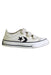 A White Sneakers from Converse in size 5T for boy. (Front View)