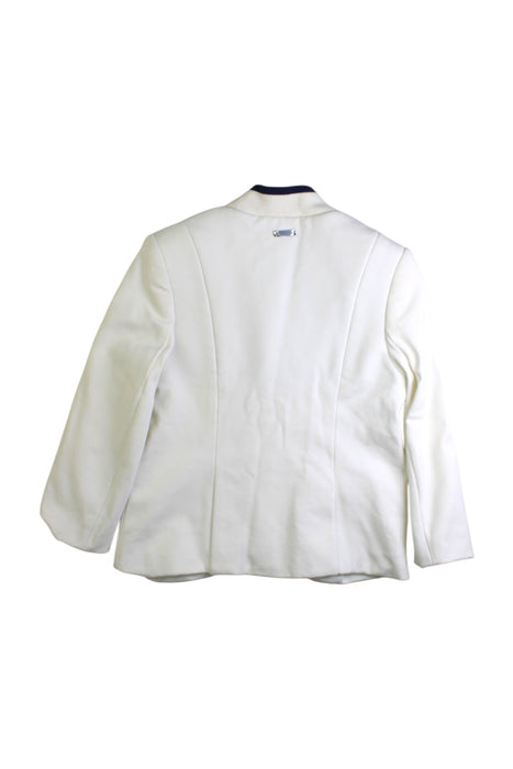 A White Blazers from Ferrari in size 4T for boy. (Back View)