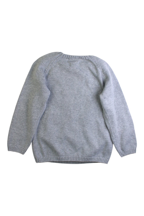A Grey Knit Sweaters from Paz Rodriguez in size 6T for boy. (Back View)
