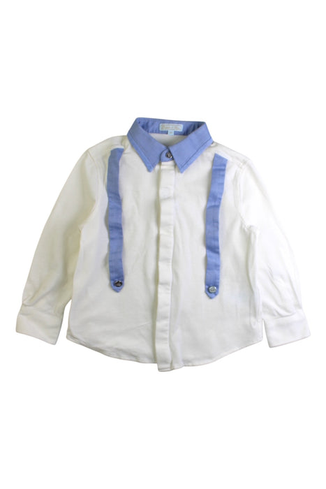 A White Long Sleeve Shirts from Nicholas & Bears in size 4T for boy. (Front View)