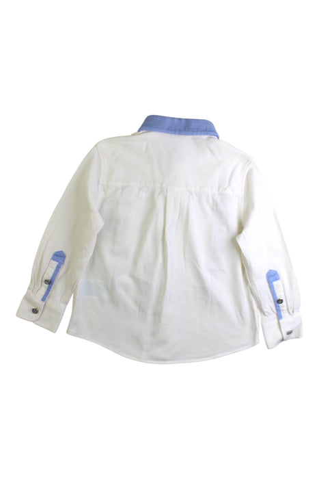A White Long Sleeve Shirts from Nicholas & Bears in size 4T for boy. (Back View)