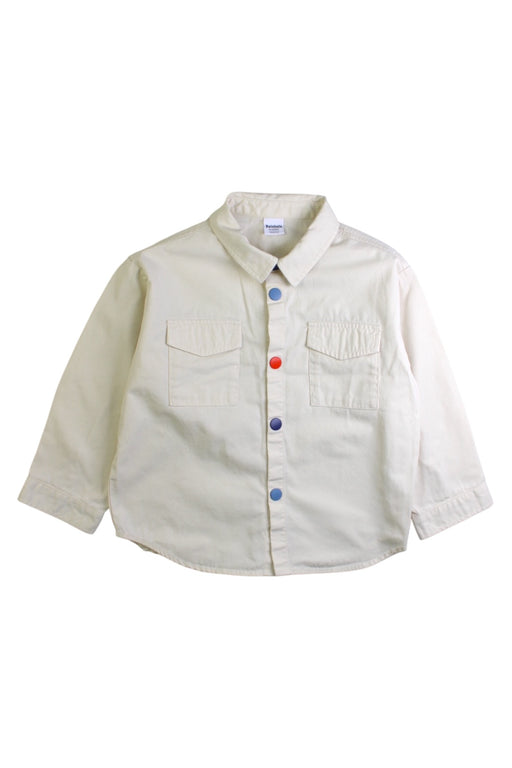 A White Long Sleeve Shirts from Balabala in size 2T for boy. (Front View)