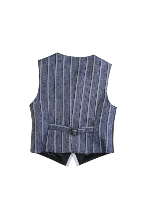 A Black Suit Vests from I Pinco Pallino in size 4T for boy. (Back View)