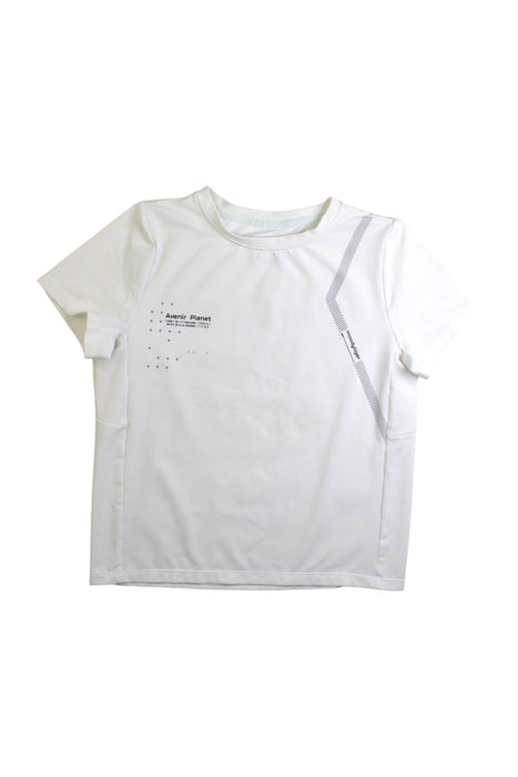 A White Active Tops from Moody Tiger in size 4T for neutral. (Front View)