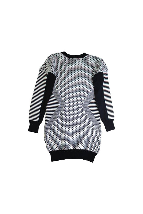 A Black Sweater Dresses from Seed in size 10Y for girl. (Back View)