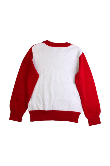 A Red Crewneck Sweatshirts from Stella McCartney in size 4T for boy. (Back View)