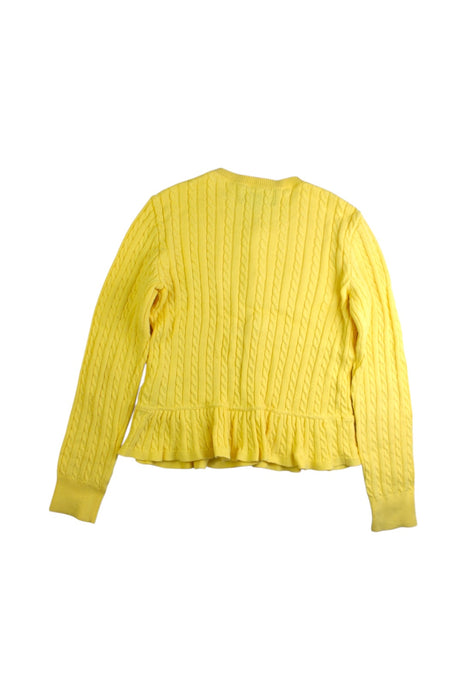 A Yellow Cardigans from Polo Ralph Lauren in size 7Y for girl. (Back View)