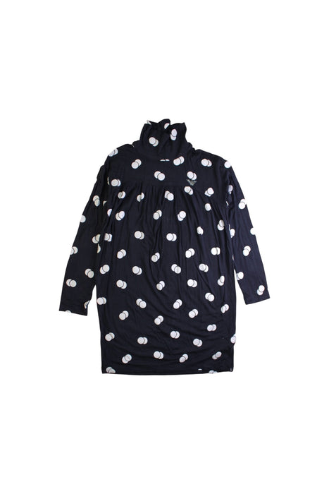 A Navy Long Sleeve Dresses from Armani in size 8Y for girl. (Front View)