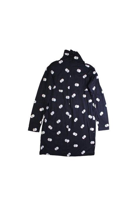 A Navy Long Sleeve Dresses from Armani in size 8Y for girl. (Back View)