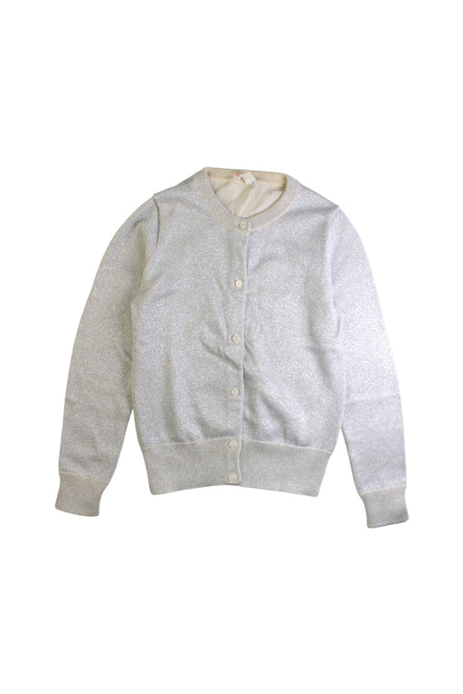 A Grey Cardigans from Crewcuts in size 8Y for girl. (Front View)
