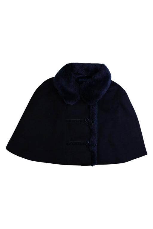 A Navy Capes & Ponchos from Nicholas & Bears in size 6T for girl. (Front View)
