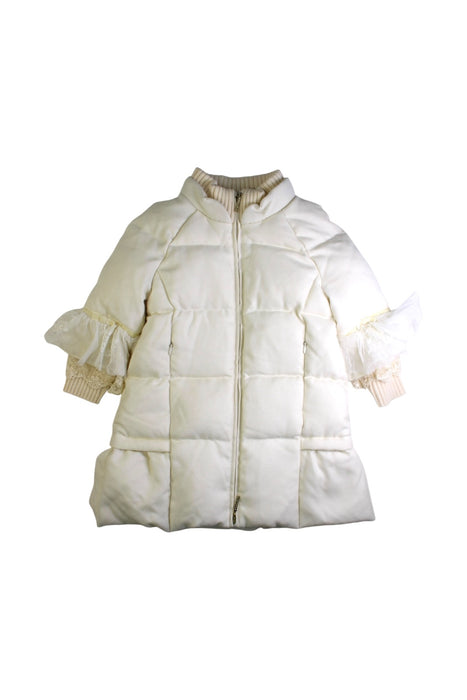 A Ivory Puffer/Quilted Coats & Outerwear from Nicholas & Bears in size 3T for girl. (Front View)