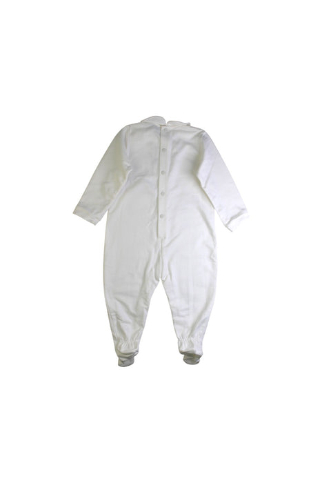 A White Onesies from Emporio Armani in size 6-12M for neutral. (Back View)