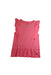 A Pink Sleeveless Tops from La Compagnie des Petits in size 8Y for girl. (Front View)