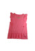 A Pink Sleeveless Tops from La Compagnie des Petits in size 8Y for girl. (Front View)
