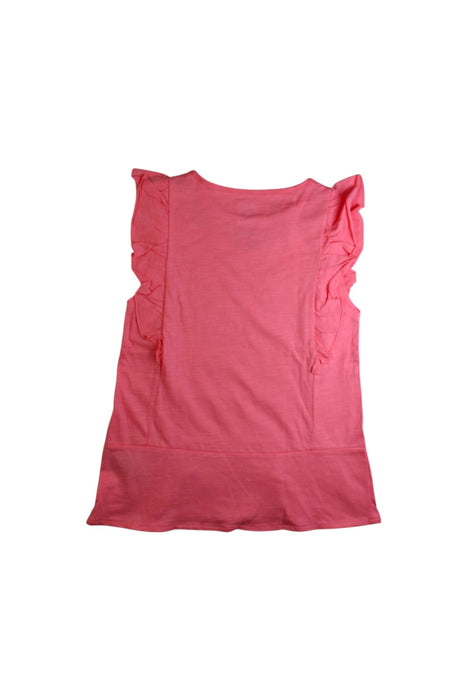 A Pink Sleeveless Tops from La Compagnie des Petits in size 8Y for girl. (Back View)