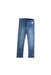 A Blue Jeans from La Compagnie des Petits in size 6T for girl. (Front View)
