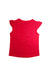 A Red Sleeveless Tops from La Compagnie des Petits in size 6T for girl. (Back View)