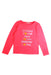 A Pink Long Sleeve Tops from Billieblush in size 6T for girl. (Front View)