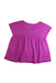 A Purple Short Sleeve Tops from La Compagnie des Petits in size 6T for girl. (Back View)