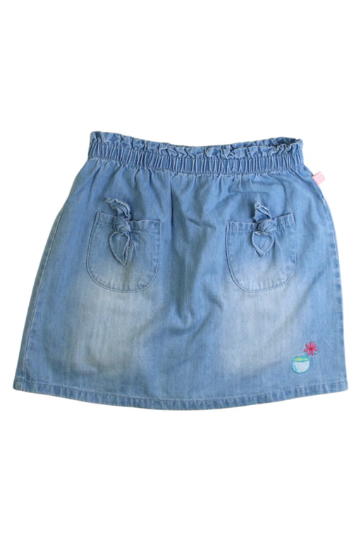 A Blue Short Skirts from La Compagnie des Petits in size 6T for girl. (Front View)