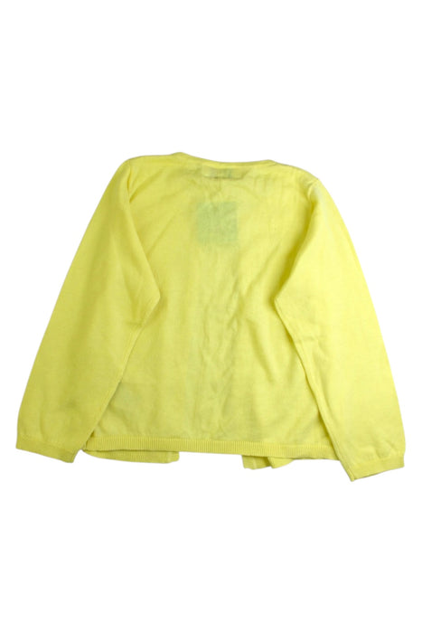 A Yellow Cardigans from La Compagnie des Petits in size 3T for girl. (Back View)